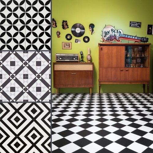 Geometric tile effect - geometric,