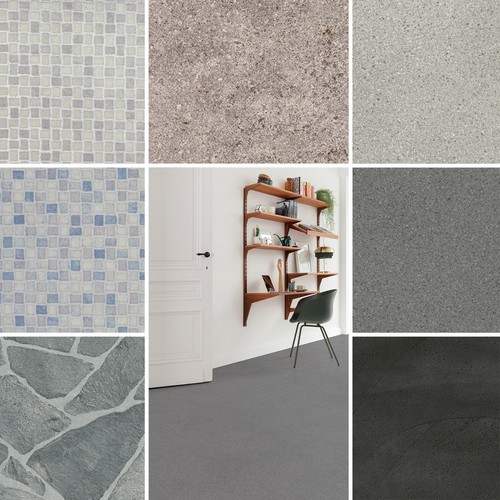 Vinyl flooring mosaic - flooring, stone