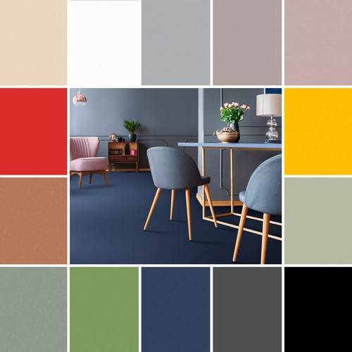 Shades plain colour vinyl - colour,